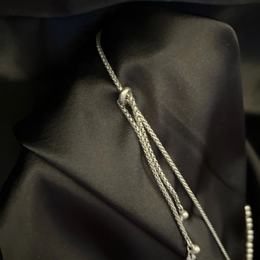 Gently used, Lucky Brand adjustable statement necklace.